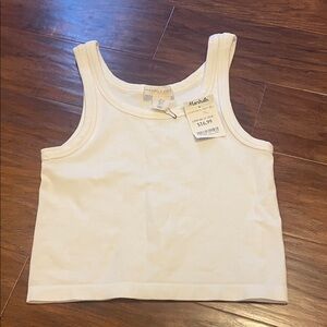 Happily Grey White Tank Top